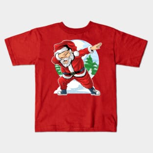 Dabbing Santa Kids T-Shirt